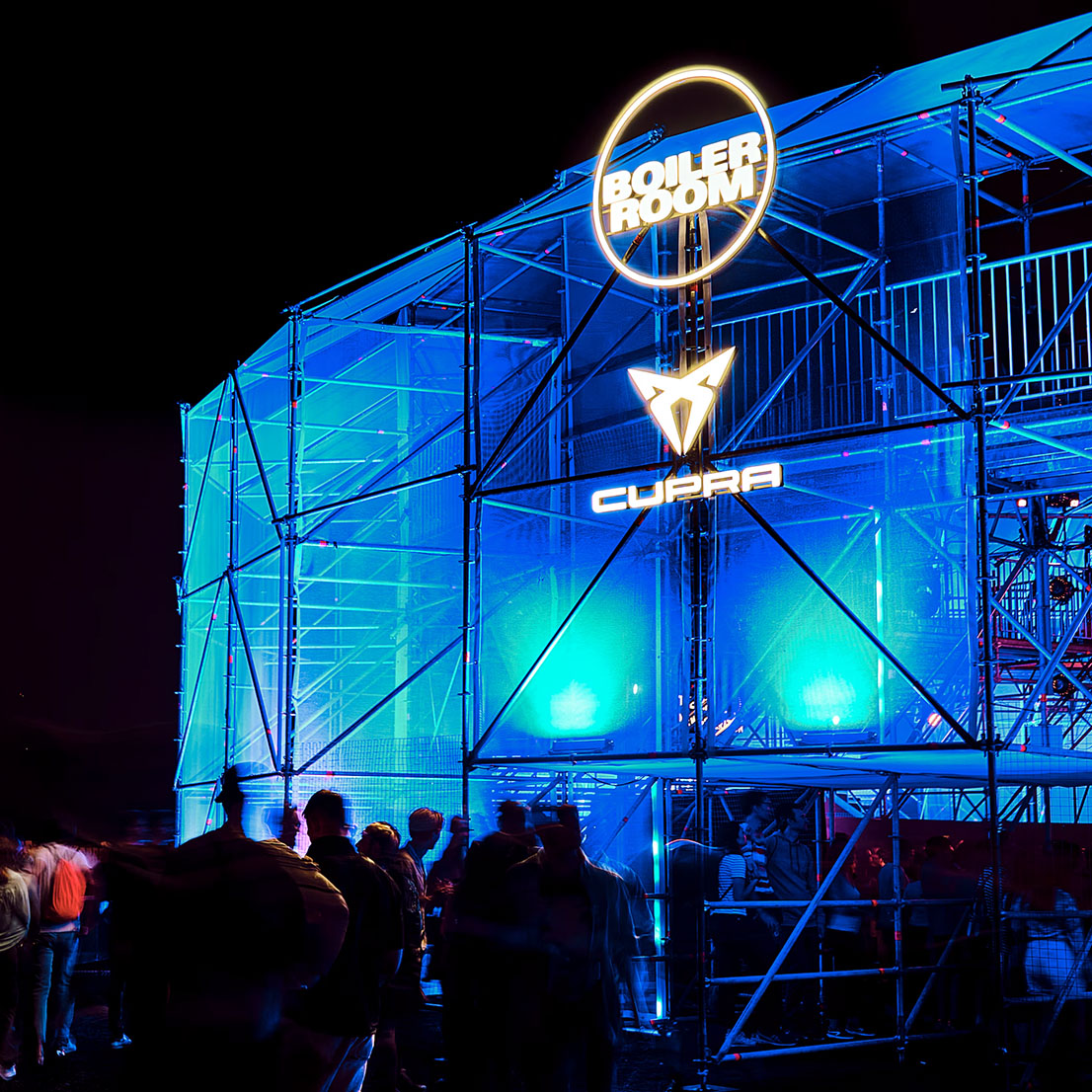 Escenario de Primavera Sound con colaboración de CUPRA y Boiler Room