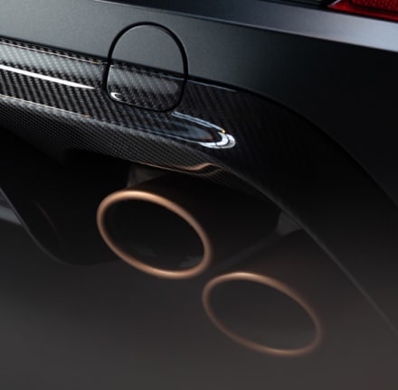 cupra formentor vz5 copper exhausts and carbon fibre diffuser 