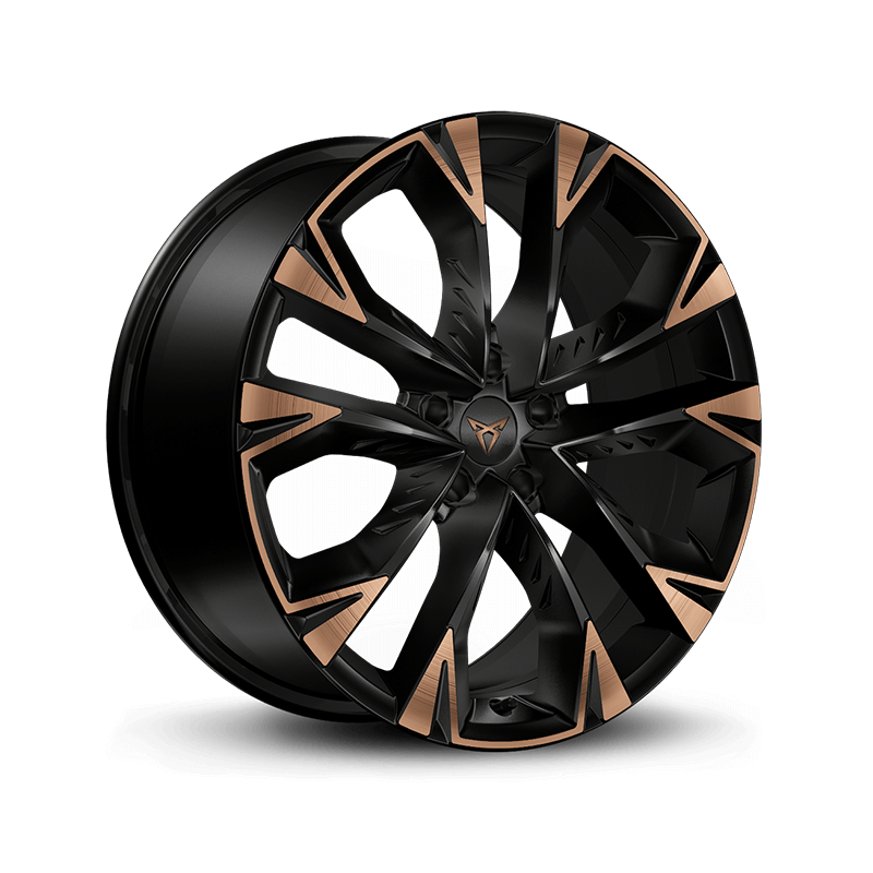 Llanta de aleación de 48 cm (19'') del CUPRA Formentor en Artic Cooper.