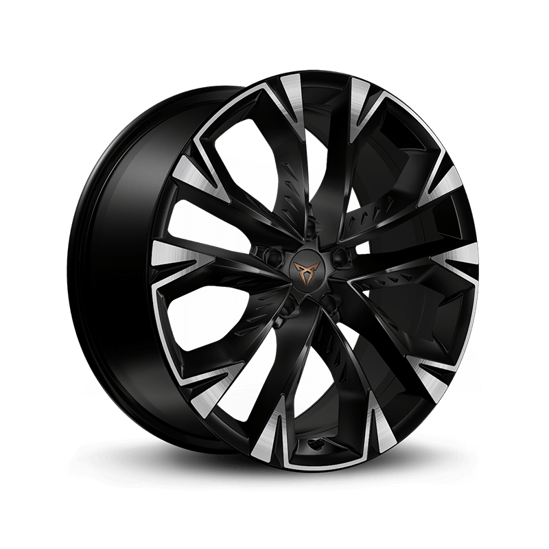 Llanta de aleación de 48 cm (19'') del CUPRA Formentor en Artic.