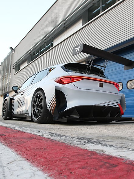 Paragolpes trasero del CUPRA e-Racer