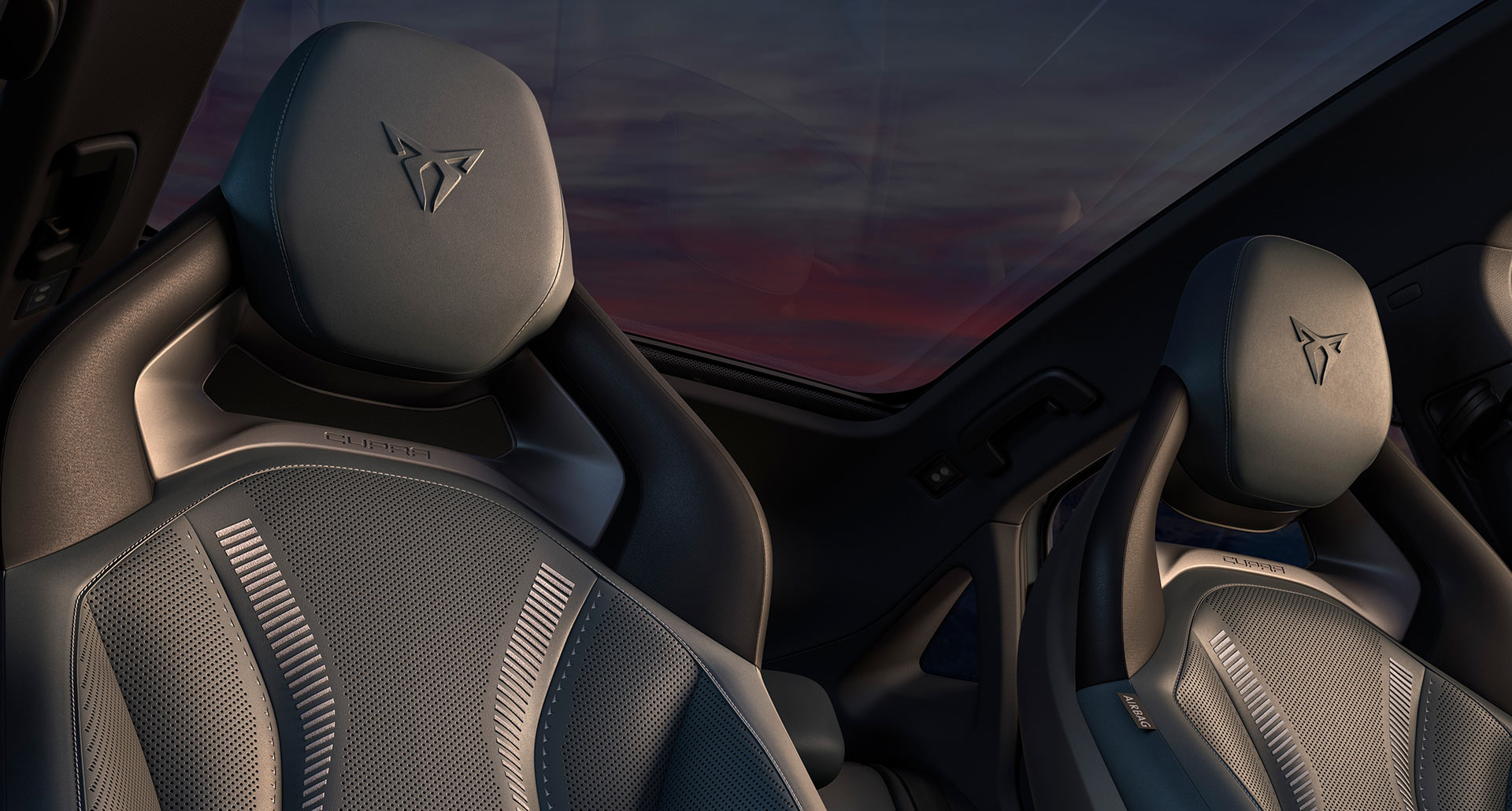 hero Enceladus grey 2025 cupra tavascan bucket seats 