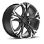 performance 38 18-inch machined alloy wheels in silver