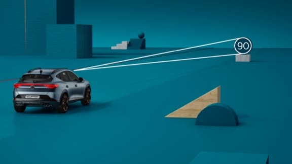 new cupra formentor with traffic sign recognition