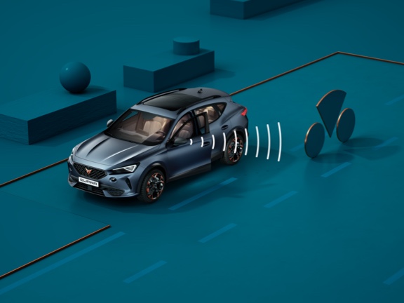Sistema de reconocimiento de señales del nuevo CUPRA León. Tecnología del coche deportivo compacto. 