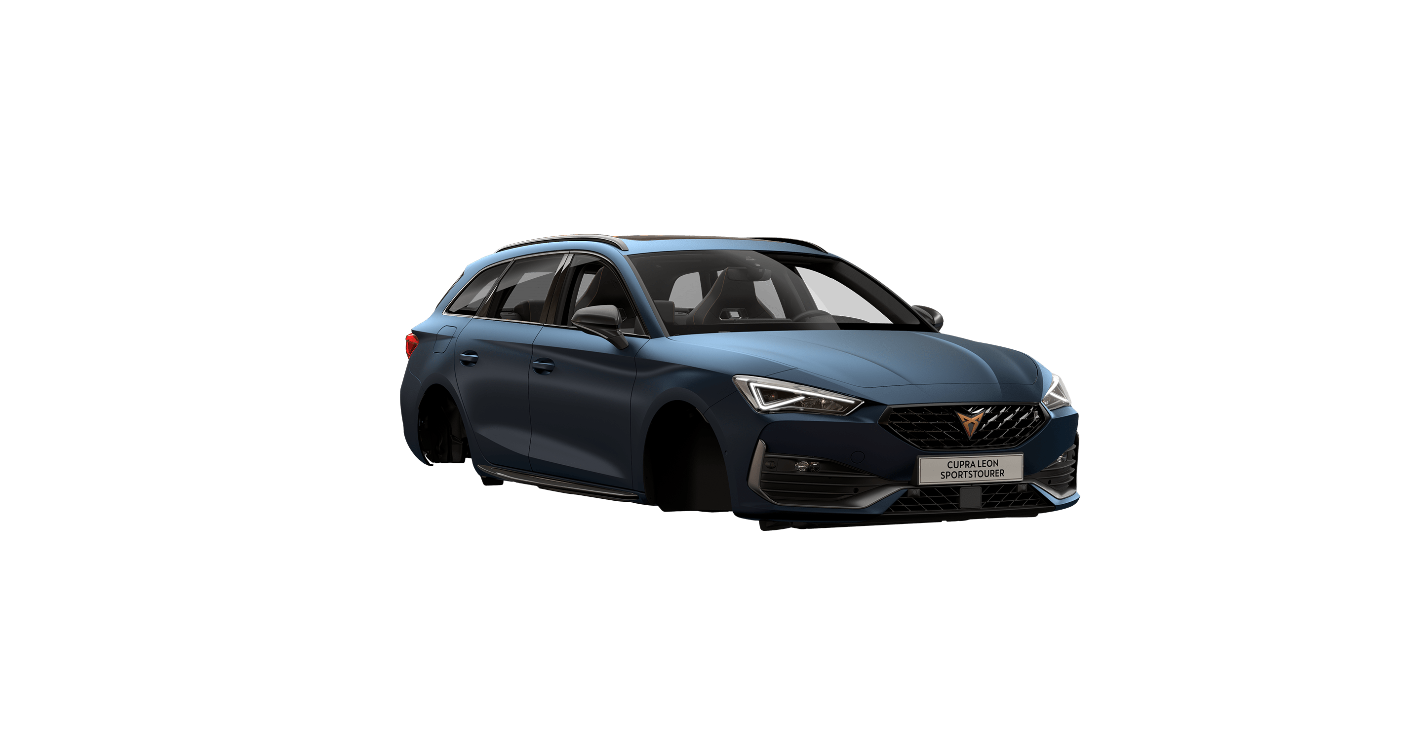 new CUPRA Leon Sportstourer ehybrid Family Sports Car available in petrol matte colour